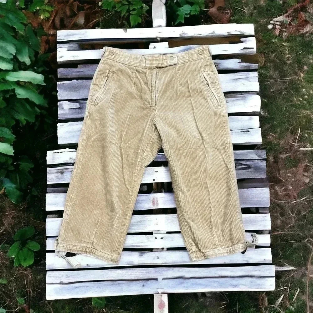 Vintage Topher Breechers Corduroy  Capri Pants